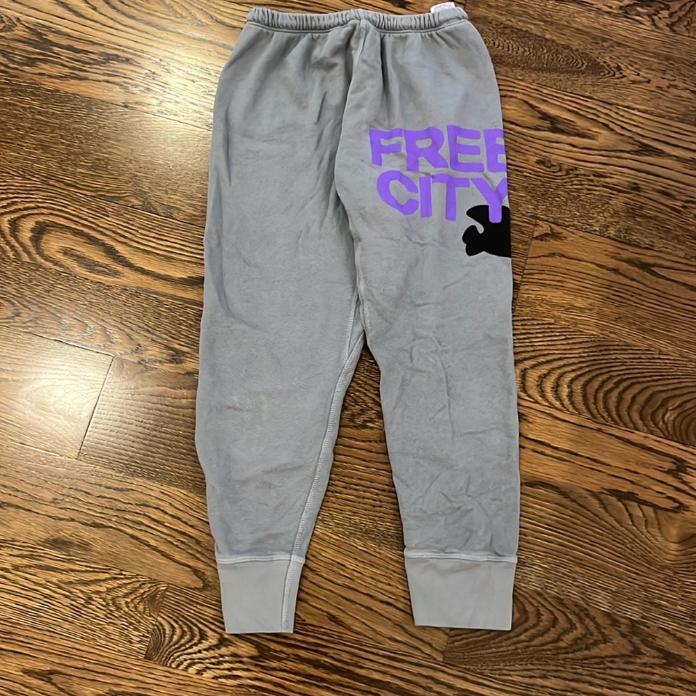 Excellent condition free city grey cropped sweatpants sz XS!!